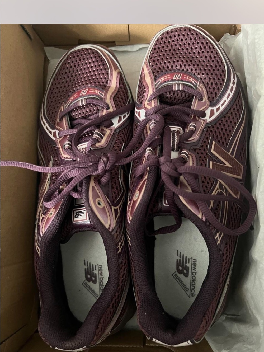 New Balance Women's Athletic Shoes - Plum with Pink Accents